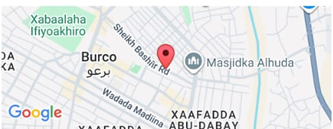 Khariidadda Cali Gadhle Mall, Sheikh Bashiir Rd, Burco